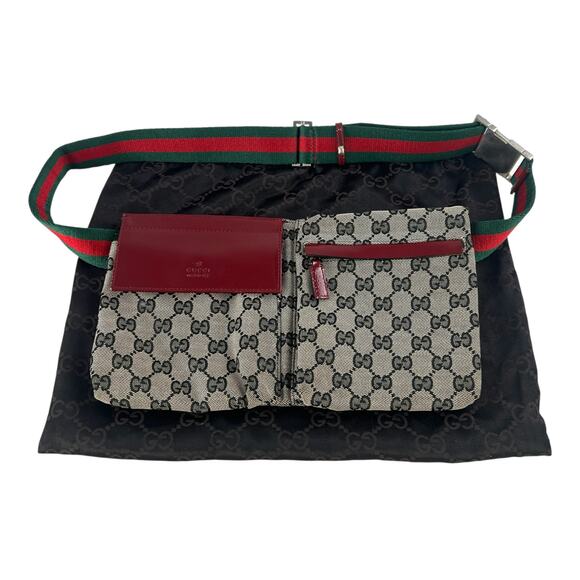 Gucci Monogram Canvas Sherry Line Belt Bag - Picture 5 of 8